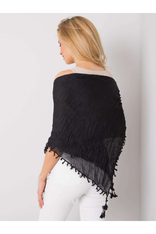 Melna šalle ar bārkstīm