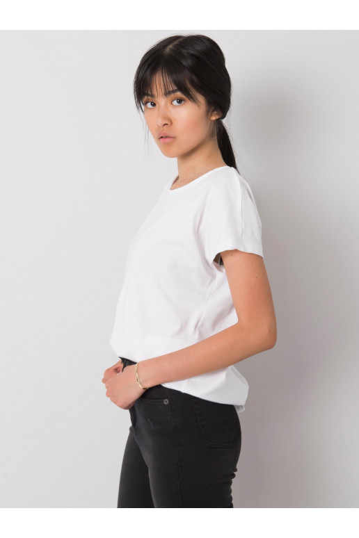 Nadia vienkrāsains balts T-krekls