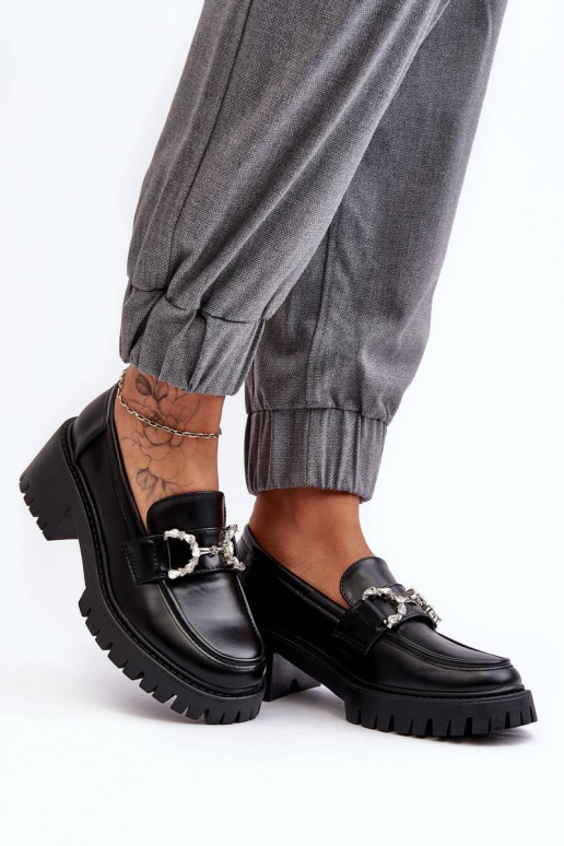 apavi melnas krāsas Lemmitty apavi melnas krāsas Lemmitty