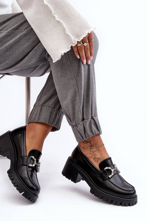 apavi melnas krāsas Lemmitty apavi melnas krāsas Lemmitty