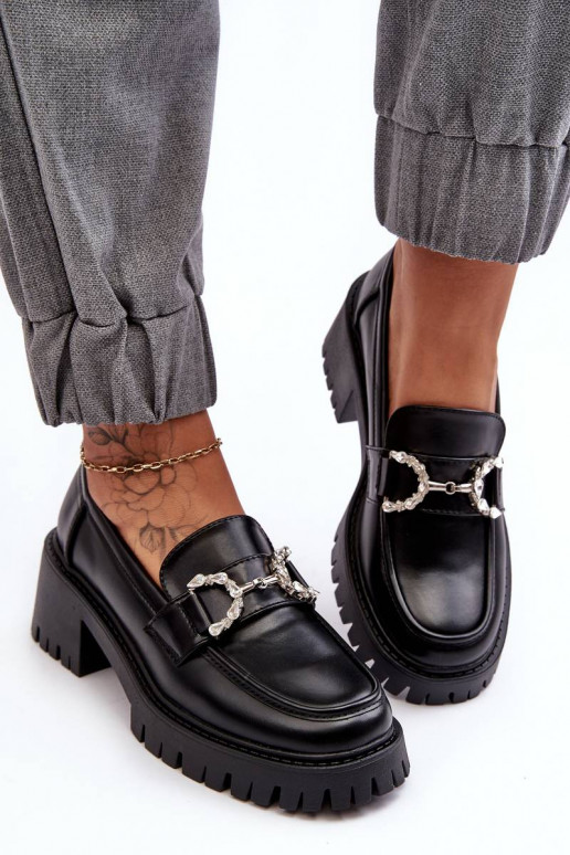 apavi melnas krāsas Lemmitty apavi melnas krāsas Lemmitty