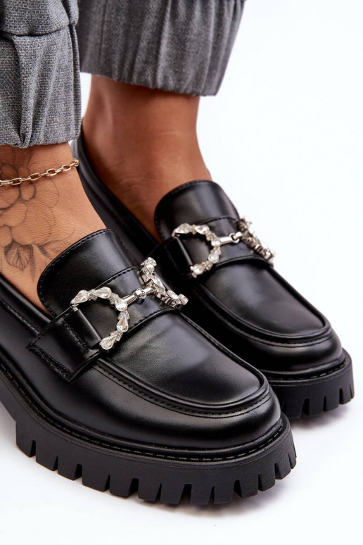 apavi melnas krāsas Lemmitty apavi melnas krāsas Lemmitty