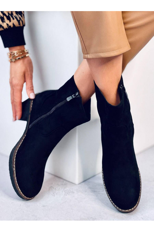 Kurpes ar gumijas papēdi LINZI BLACK