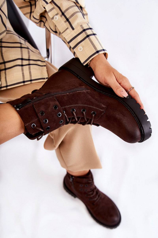 Zamšādas siltināti Sieviešu puszābaki...