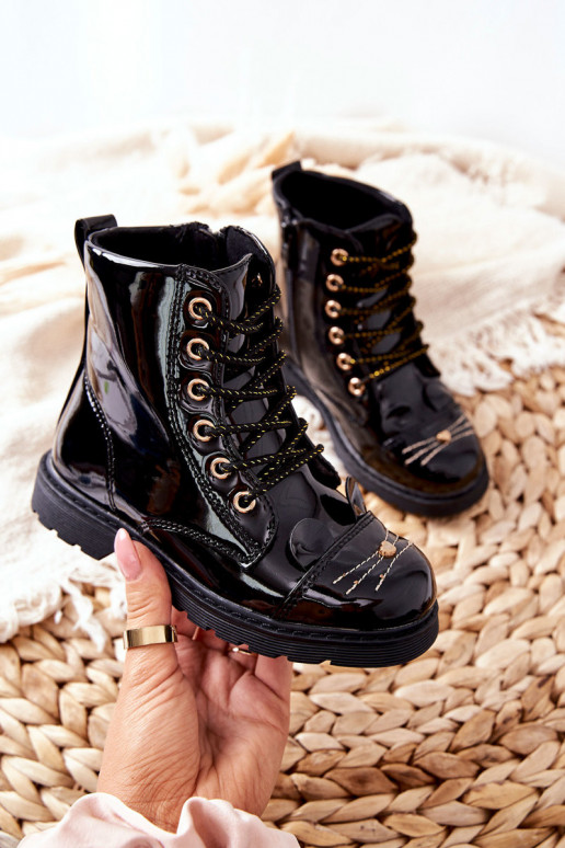 Bērnu melni zābaki