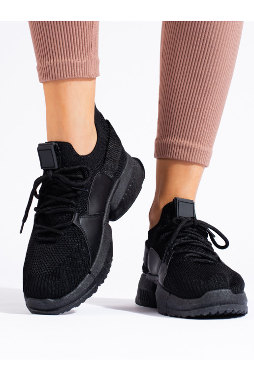 melnas krāsas  Apavi kedu modelī Shelovet