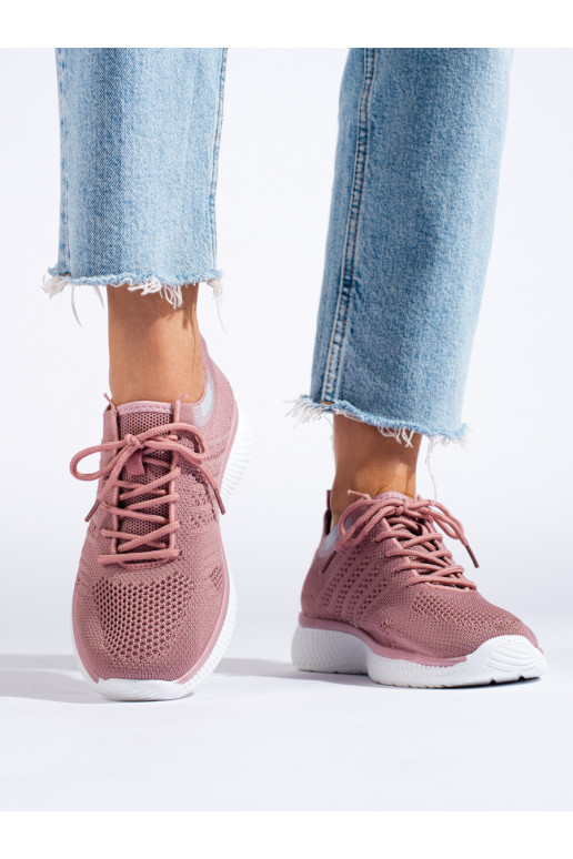 šņorējami Sporta stila apavi Shelovet rozā krāsa šņorējami Sporta stila apavi Shelovet rozā krāsa