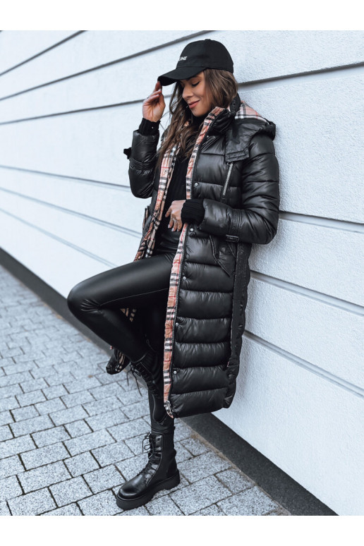 SPRUCE sieviešu ziemas mētelis melns SPRUCE sieviešu ziemas mētelis melns