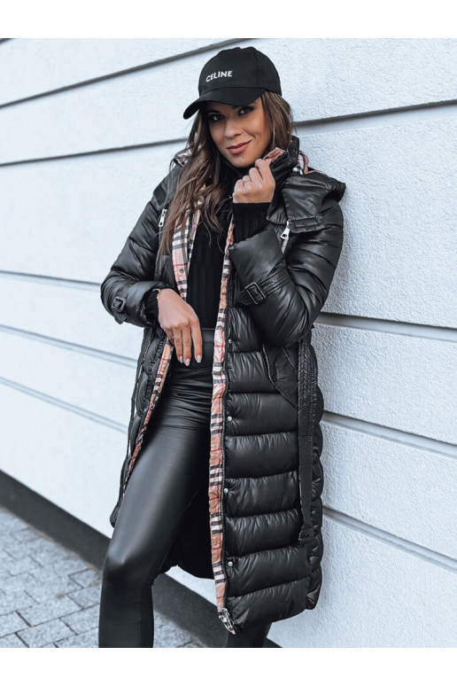 SPRUCE sieviešu ziemas mētelis melns SPRUCE sieviešu ziemas mētelis melns