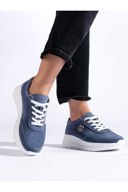 Zilas krāsas    sieviešu apavi 