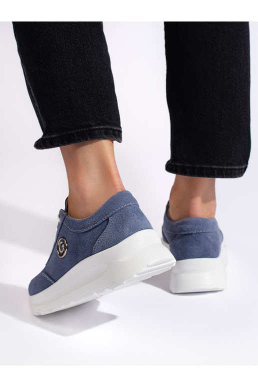 Zilas krāsas    sieviešu apavi 