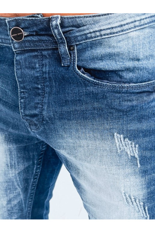 Vīriešu tumši zilas džinsa bikses