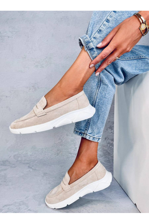 Mokasīni mīksta zole HICKS BEIGE