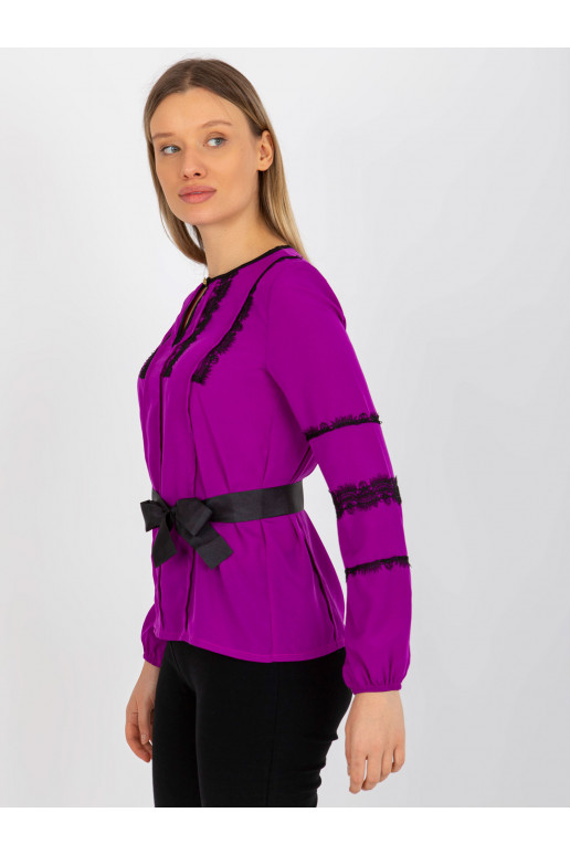Violeta sieviešu svinīga blūze ar...