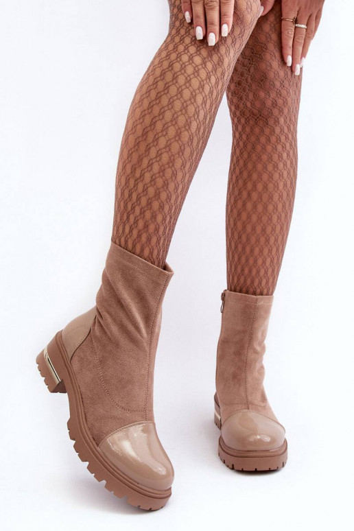 Klasiska modeļa Sieviešu puszābaki ar...