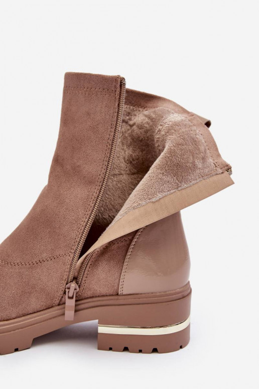 Klasiska modeļa Sieviešu puszābaki ar...