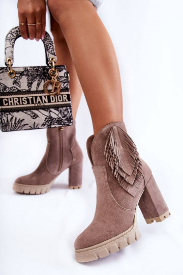 Zamšādas kurpes ar platformu 2