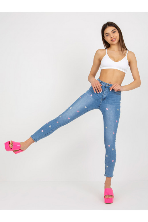 Džinsu bikses zilas