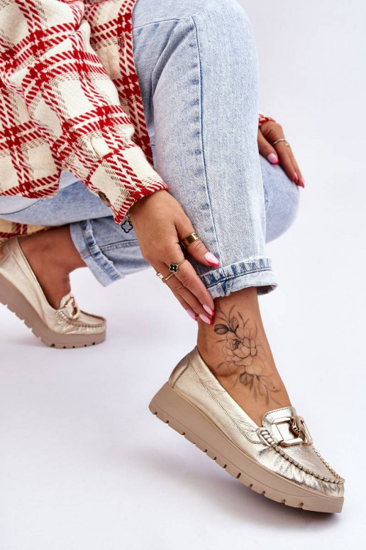 Mokasīni ar platformu ar ornamentiem...