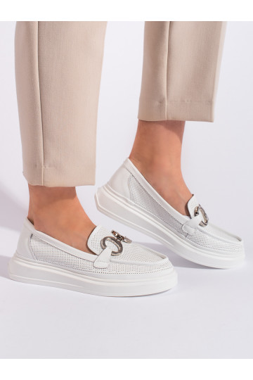 baltas krāsas  sieviešu mokasīni 2