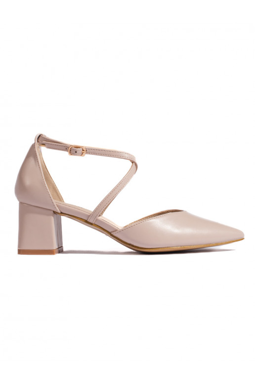 smilšu krāsas kurpes  