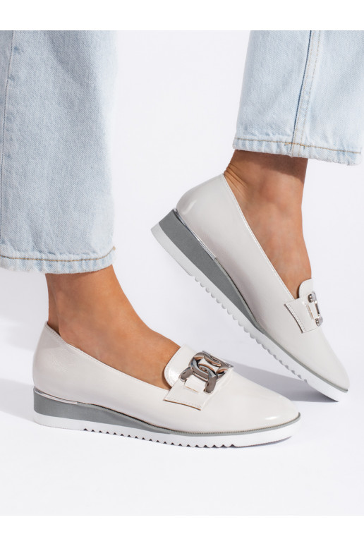 baltas krāsas  kurpes ar platformu