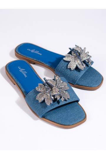 Džinsa auduma čības    2