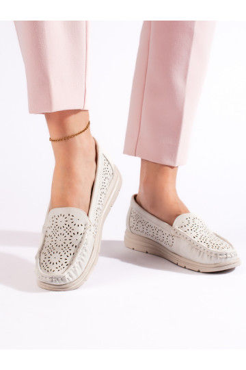  sieviešu mokasīni balta krāsa 2