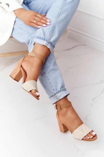 Sandales ar papēdi Brūnas... 2