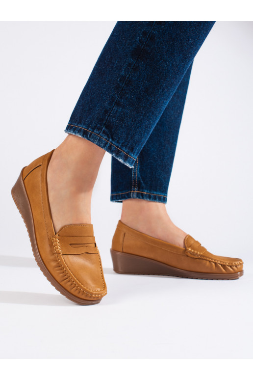 Sieviešu mokasīni brūnas krāsas