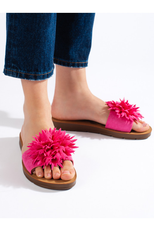 Spilgti rozā krāsa čības   z em