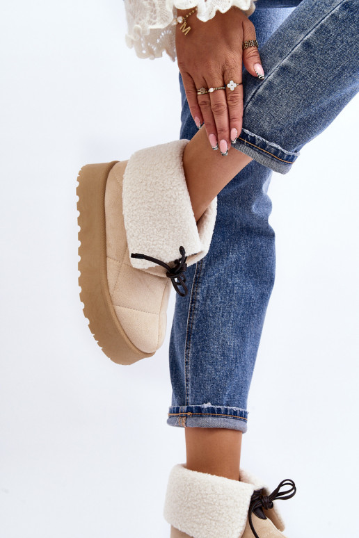 Sniega apavi ar platformu ar... Sniega apavi ar platformu ar...