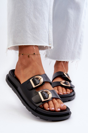 Sieviešu melnas čības no...