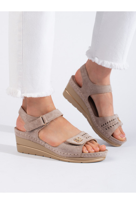 smilšu krāsas  kurpes 