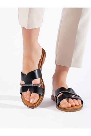 Eleganta stila  Melnas krāsas čības  2