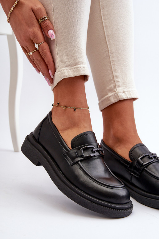 Sieviešu mokasīni melnas krāsas Keelana Sieviešu mokasīni melnas krāsas Keelana