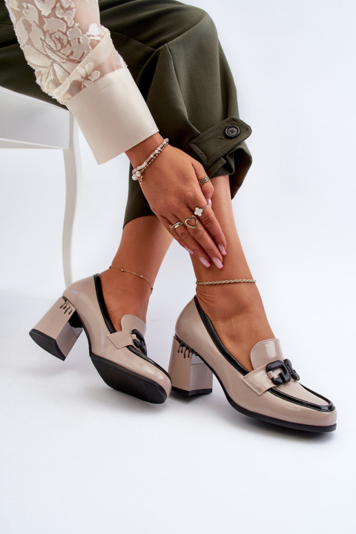 Apavi ar papēdi Laque smilšu krāsas Apavi ar papēdi Laque smilšu krāsas