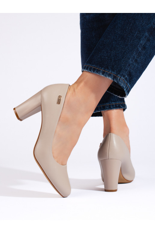  pelēkas krāsas puszābaki uz papēža Sergio Leone