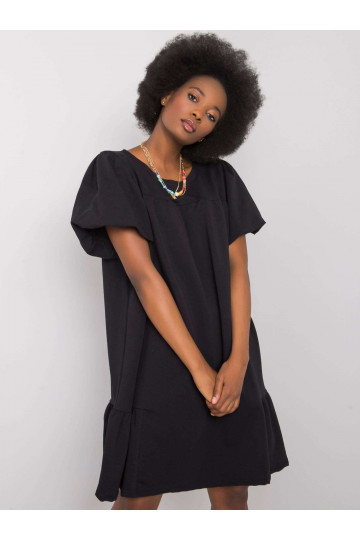 Melna kokvilnas kleita...