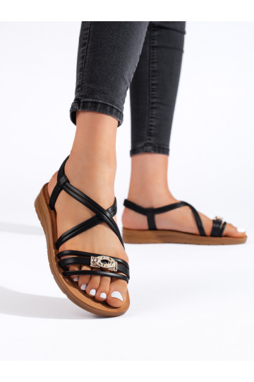 Melns  kurpes z grubą podeszwą 2