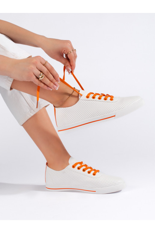 Baltas klasiska modeļa sieviešu kedas 