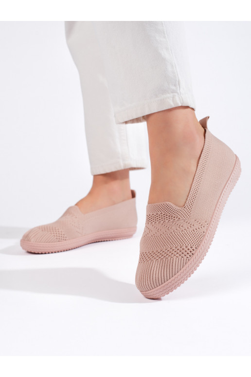 Rozā krāsas  slip on 