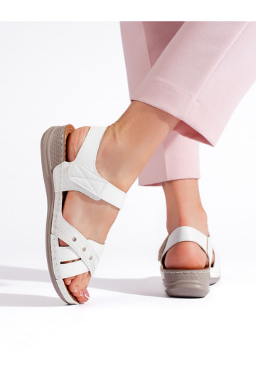 balta krāsa kurpes  ar platformu 2