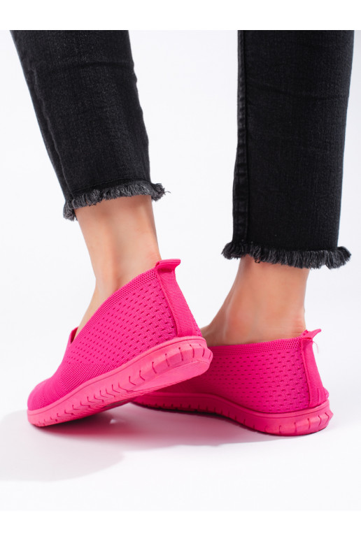 Rozā krāsas  obuwie slip on