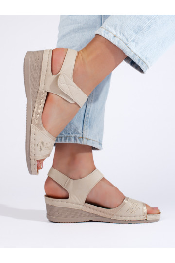 smilšu krāsas kurpes   2