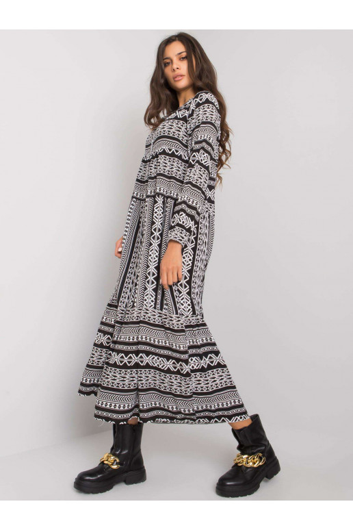 Diega melna viskozes kleita Diega melna viskozes kleita