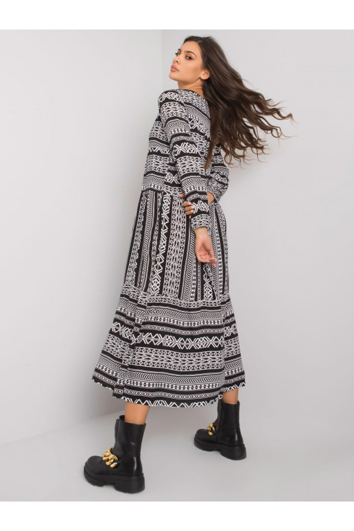 Diega melna viskozes kleita Diega melna viskozes kleita