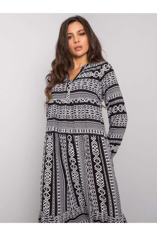 Diega melna viskozes kleita Diega melna viskozes kleita