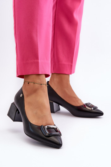 Kurpes ar papēdi Klocku ar...