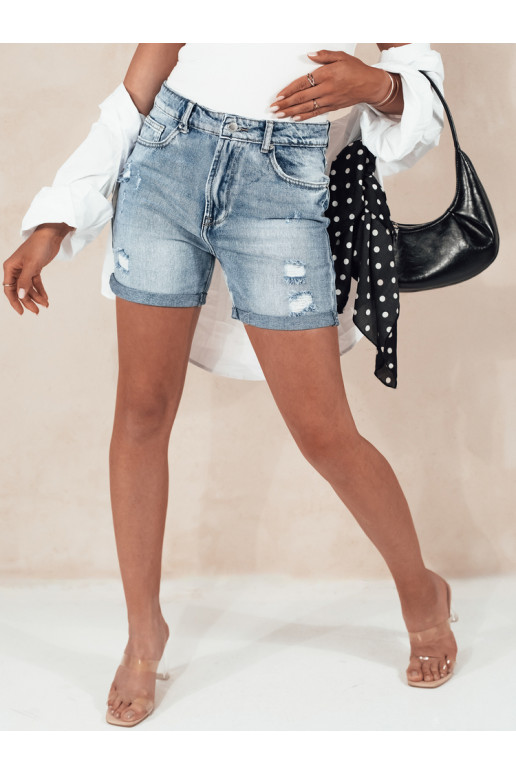 JEANFUN sieviešu džinsa šorti zili JEANFUN sieviešu džinsa šorti zili